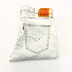 Levi's Men's Skinny Taper Light Wash Denim Jeans Zip Fly Size 38 x 30